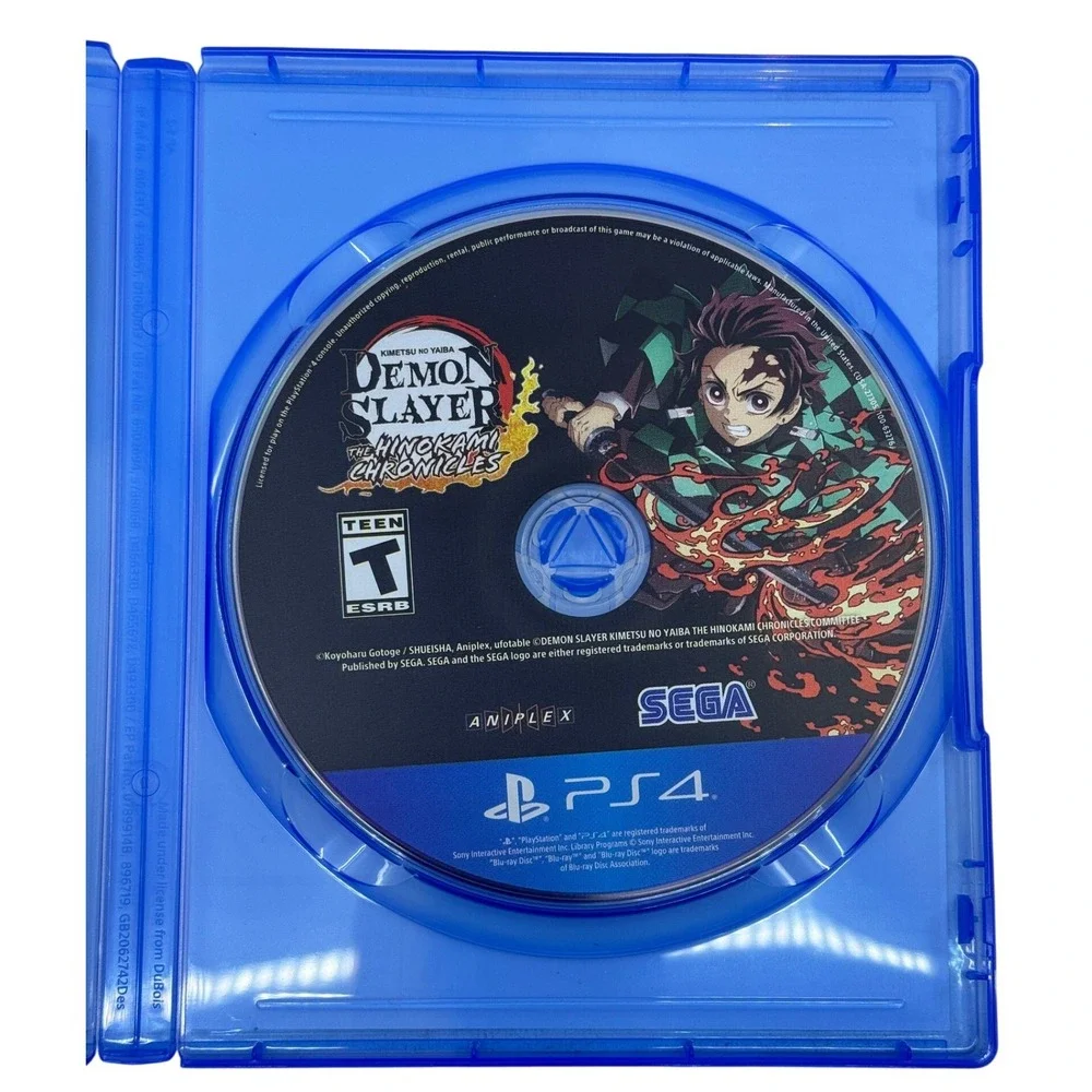 Demon Slayer The Hinokami Chronicles Sony PlayStation 4 PS4 Game SEGA 200-63276